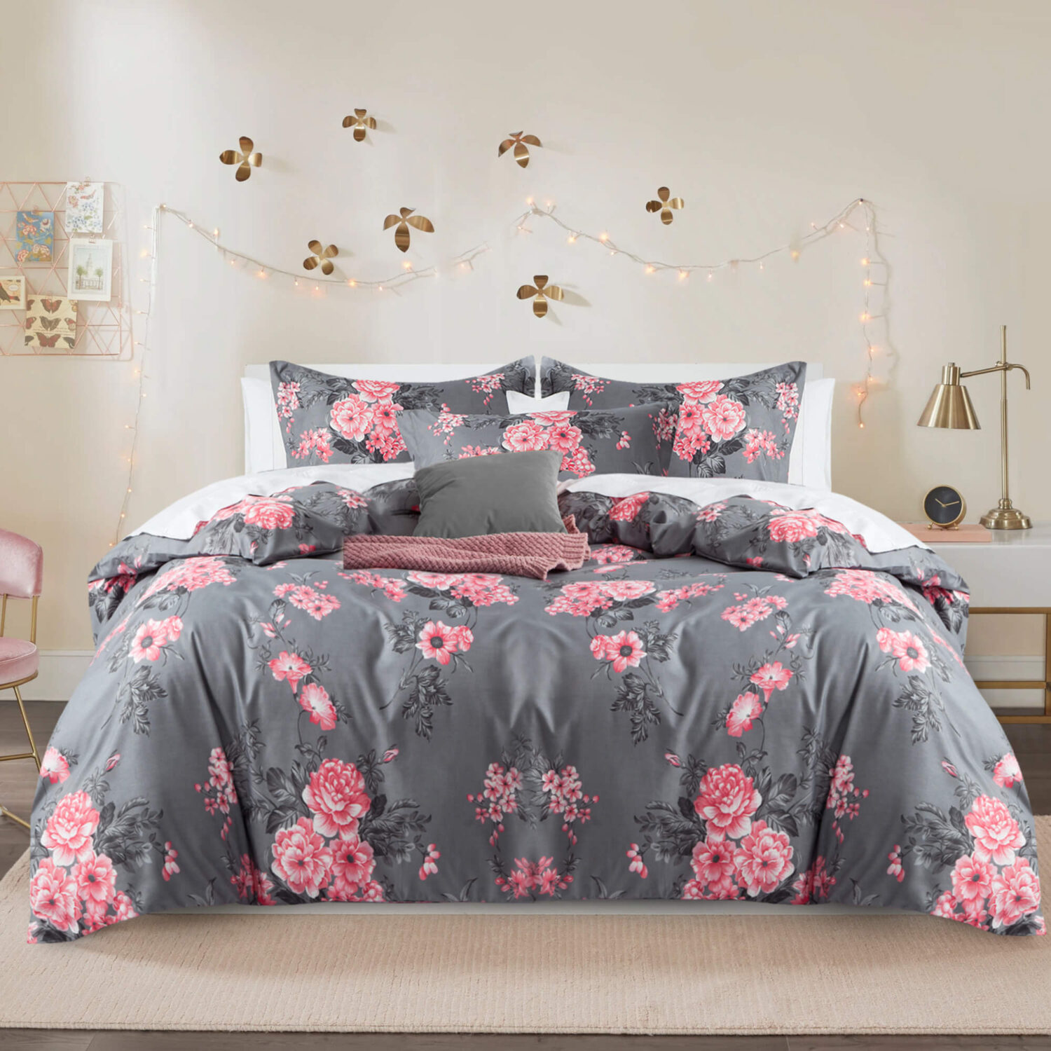 Grey Duvet Cover Set
