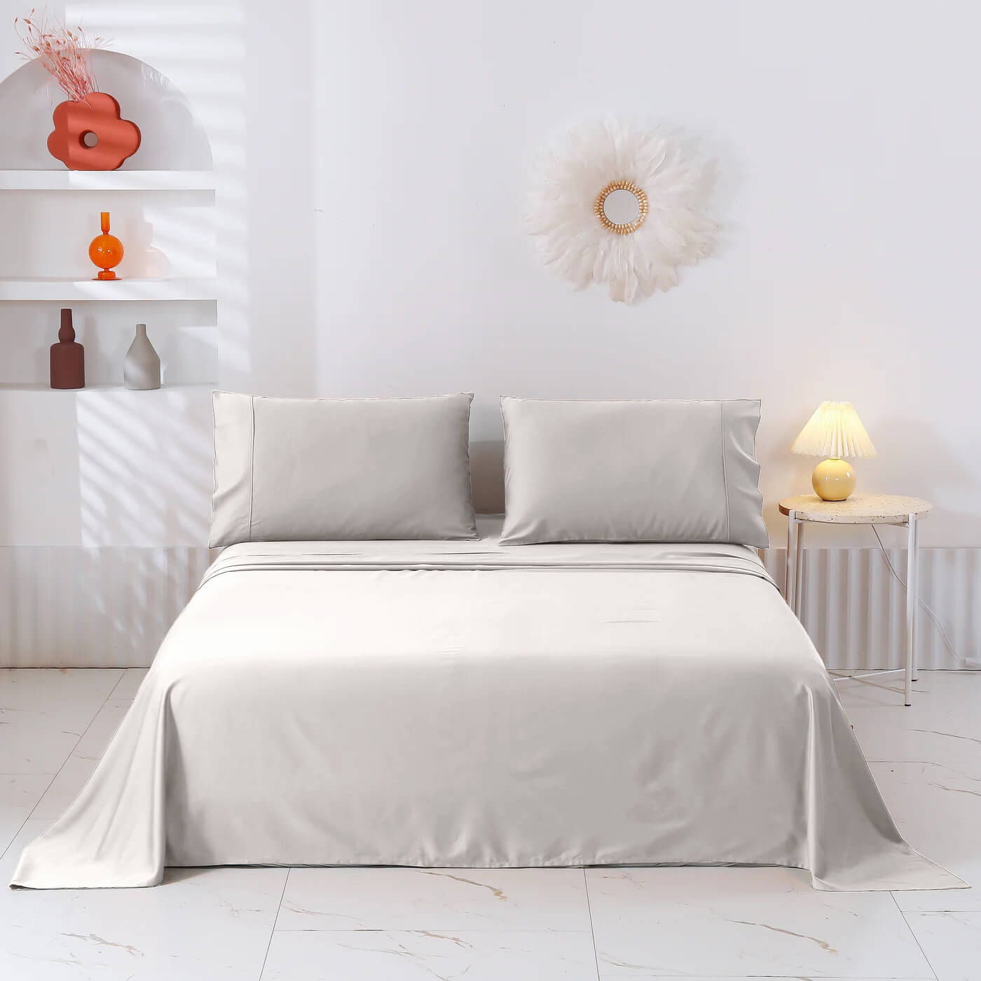 Cream Flat Sheet
